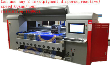 China dpi großer Digital-Textildrucker 1440 mit Acide/Zerstreung/reagierender Tinte usine