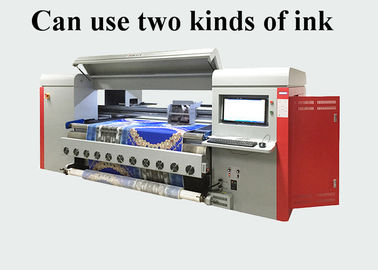 China Stoff-Druckmaschine der hohen Auflösung Rollen3000 x 1500 x 1500mm Pigment-Tinte usine